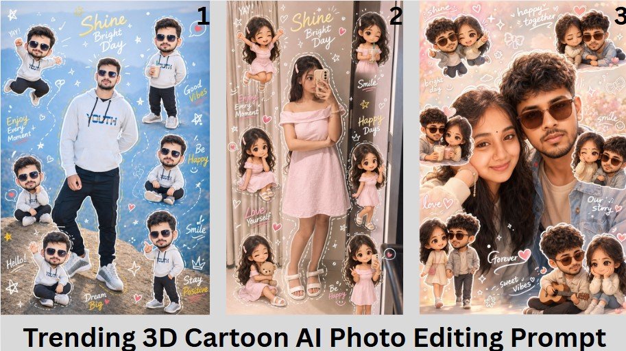 Trending 3D Cartoon AI Photo Editing Prompt