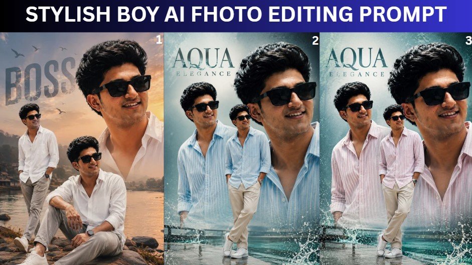 Stylish Boy AI Fhoto Editing Prompt